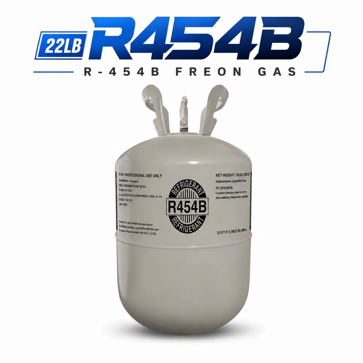 R454B 22LB refrigerant cylinder